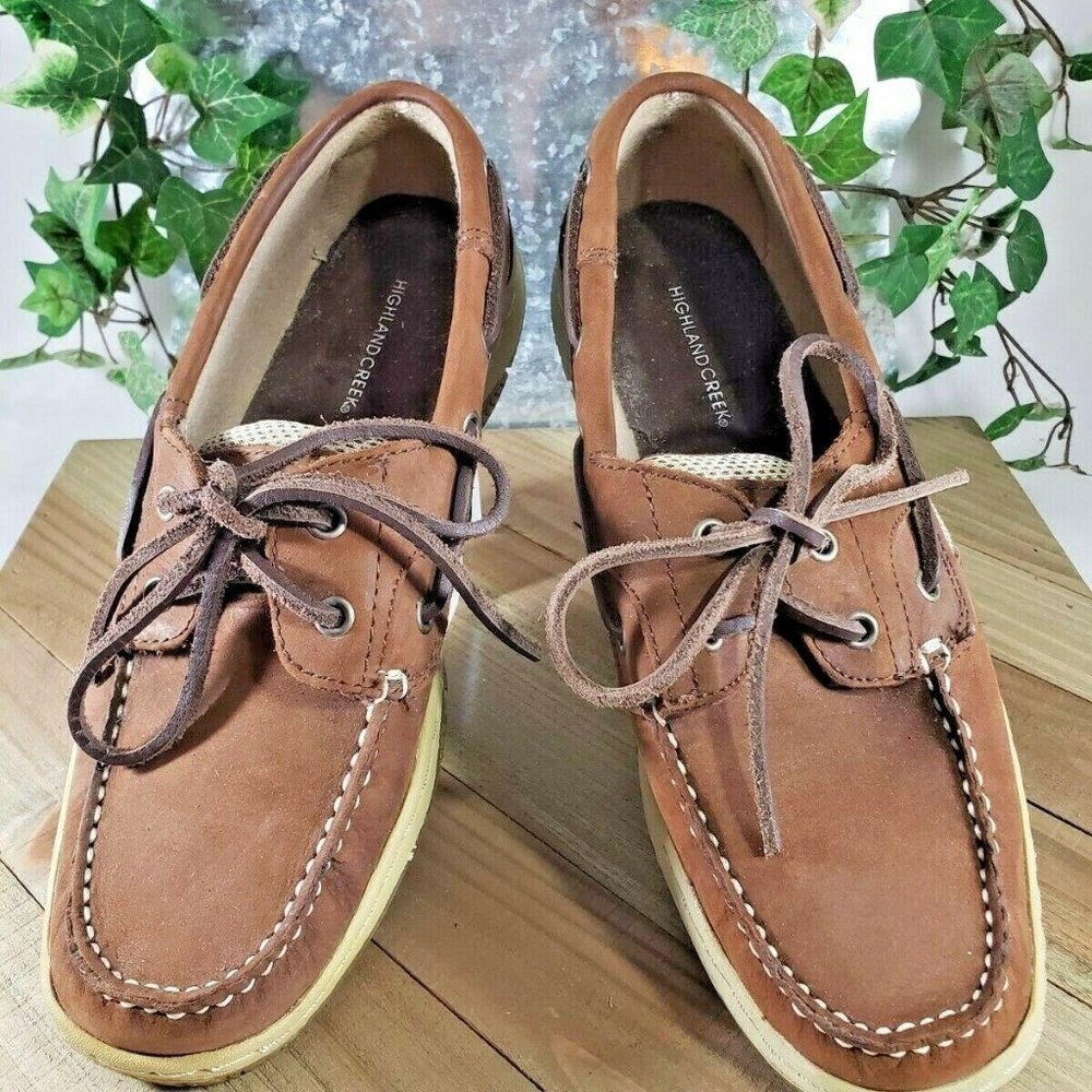 Women's Highland Creek Loafers Slip on Lace up‎ 8M
